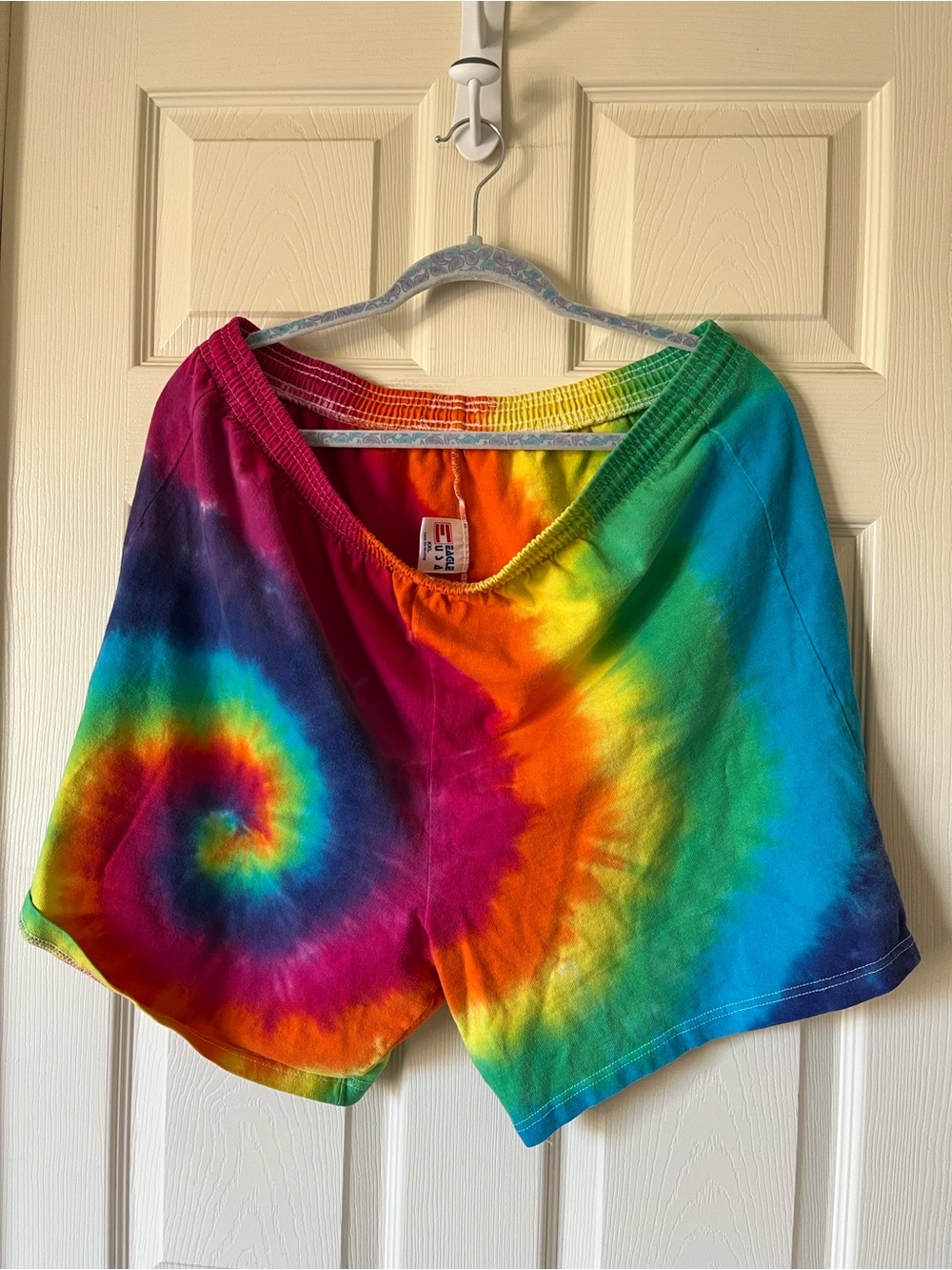 Tie-Dye Rainbow Women's Lounge Shorts